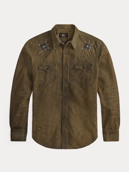 Ralph Lauren Double RL Other - Double RL RRL Slim studded western denim shirt. Size S